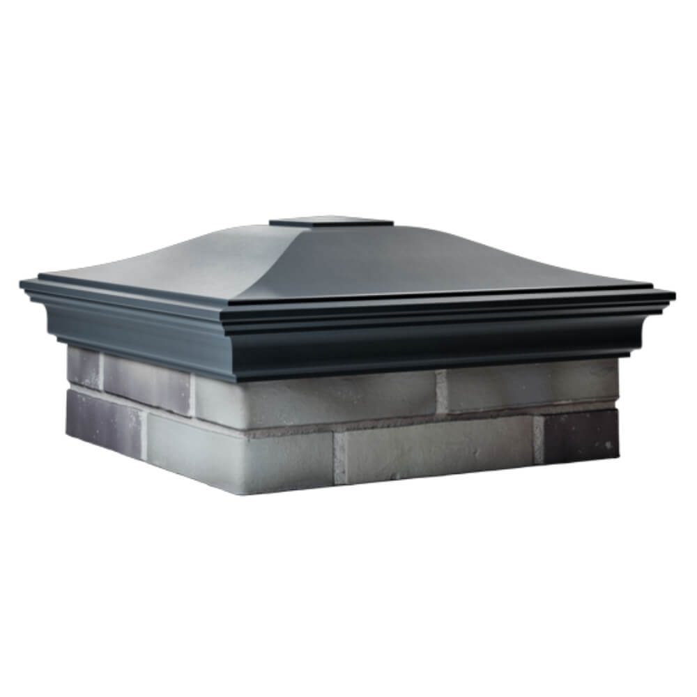 Колпак Zking Монблан Серый на столб 2х2 кирпича (515х515мм) в Севастополе фото