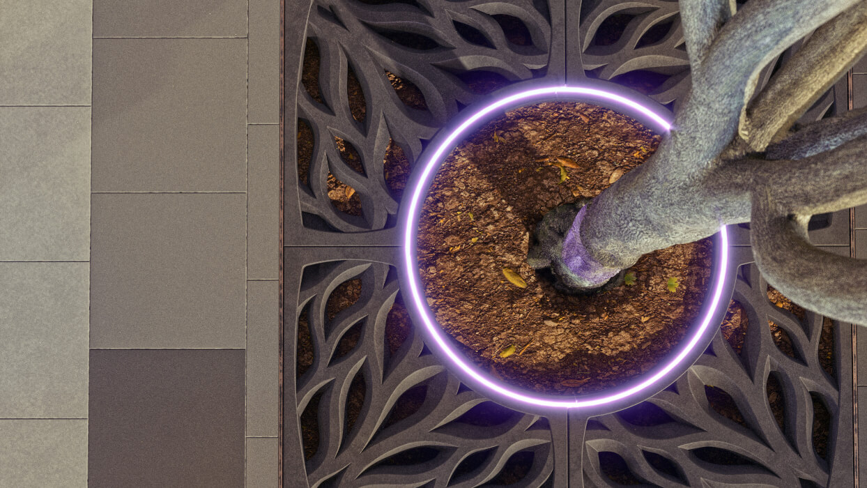 Приствольная решетка для дерева ZKING CRUST 1.2х1.2м Черная в Севастополе фото