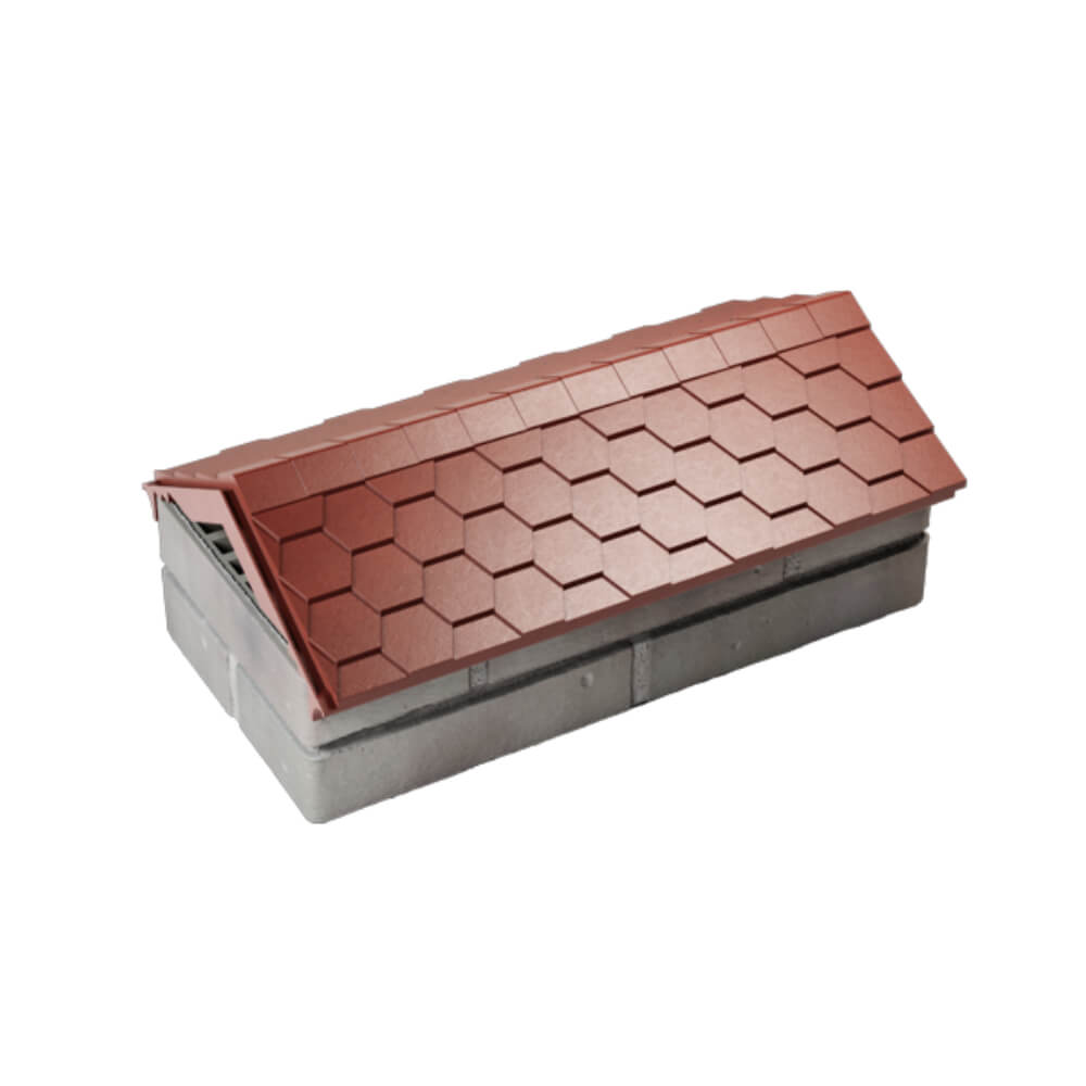 Парапет Zking Эверест Красный с посадкой на 1 кирпич (200/225/255мм) в Севастополе фото