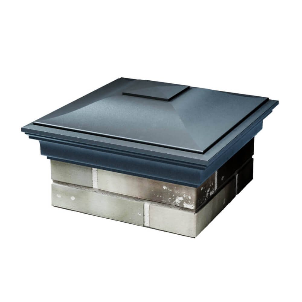 Колпак Zking Монблан Серый на столб 1.5х1.5 еврокирпича 0.7НФ (355х355мм) в Севастополе фото