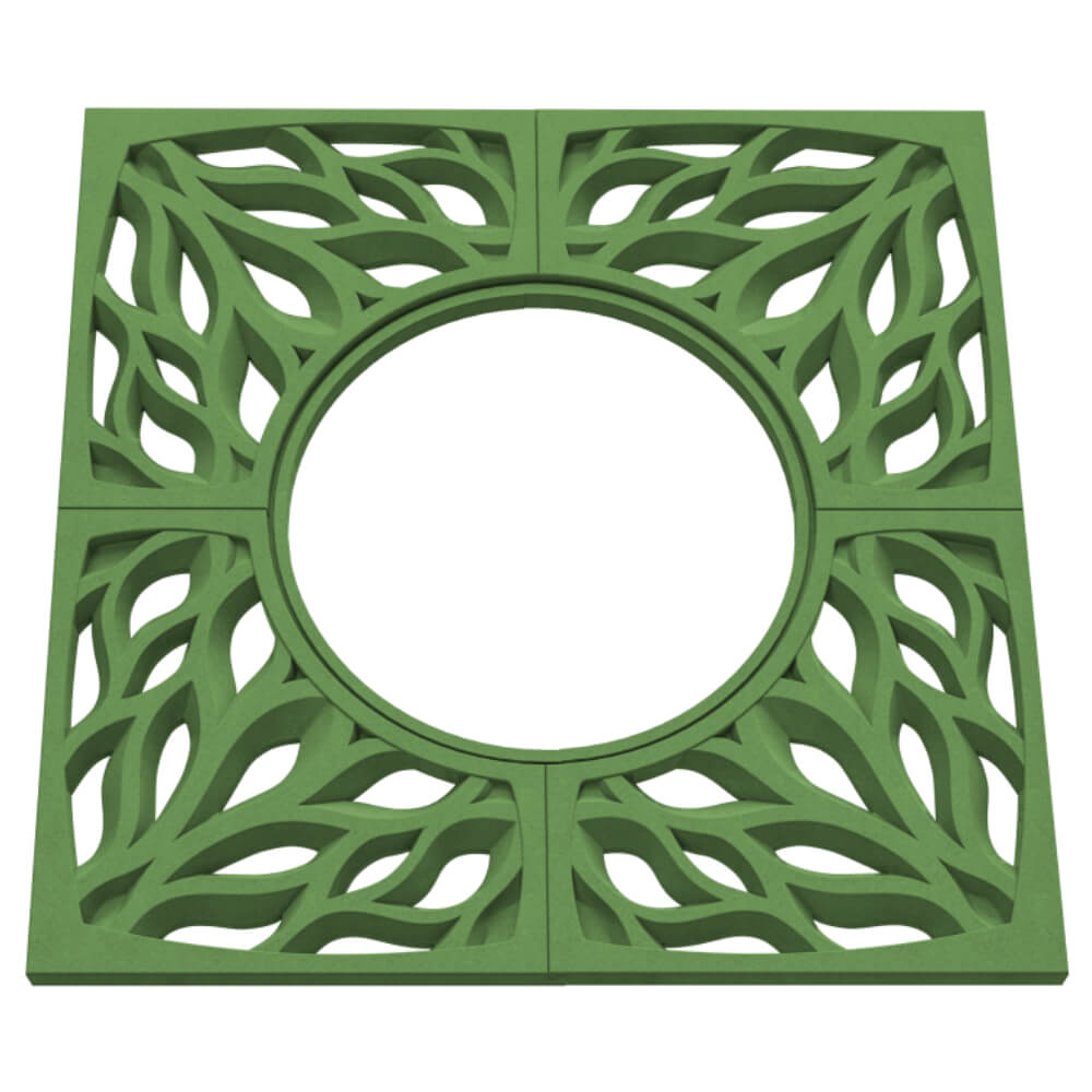 Приствольная решетка для дерева ZKING CRUST 1.2х1.2м Зеленая в Севастополе фото