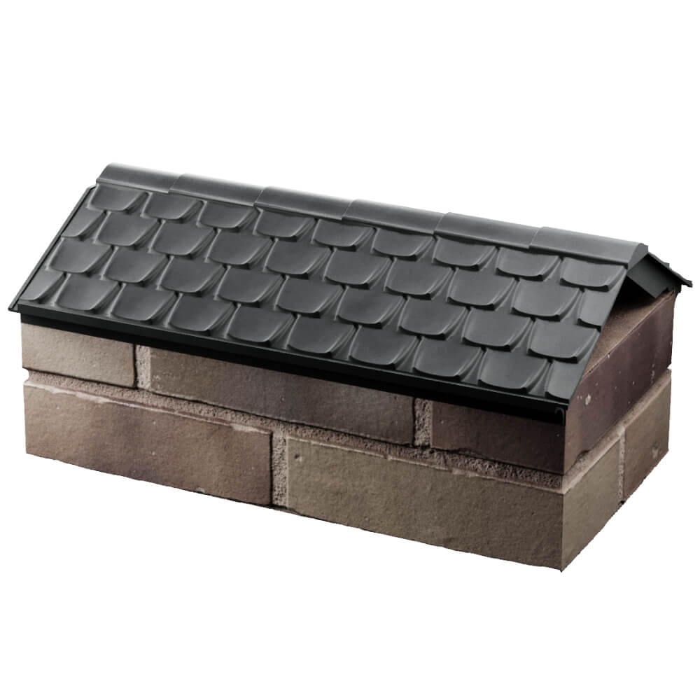 Парапет Zking Эльбрус Серый с посадкой на 1 кирпич (255мм) в Севастополе фото