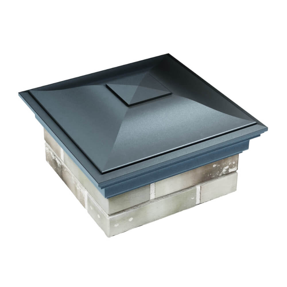 Колпак Zking Монблан Серый на столб 1.5х1.5 еврокирпича 0.7НФ (355х355мм) в Севастополе фото