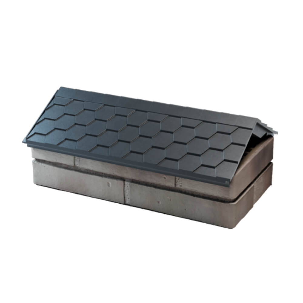 Парапет Zking Эверест Серый с посадкой на 1 кирпич (200/225/255мм) в Севастополе фото