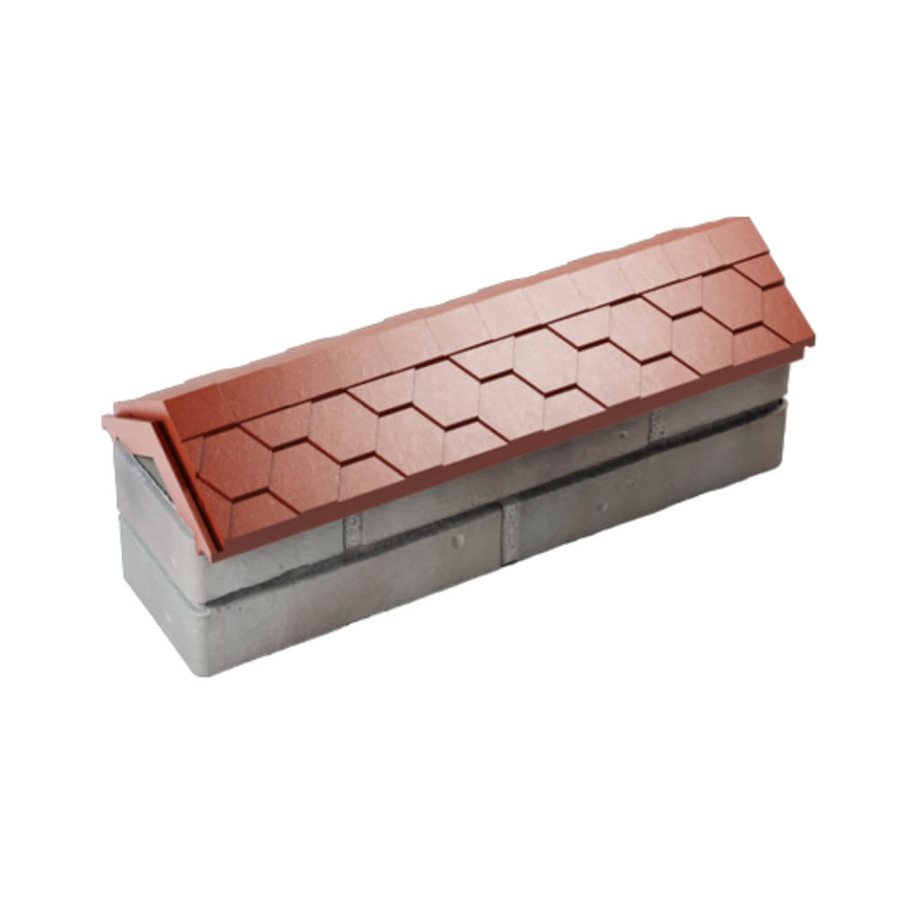 Парапет Zking Эверест Красный с посадкой на 0.5 кирпича (130мм) в Севастополе фото