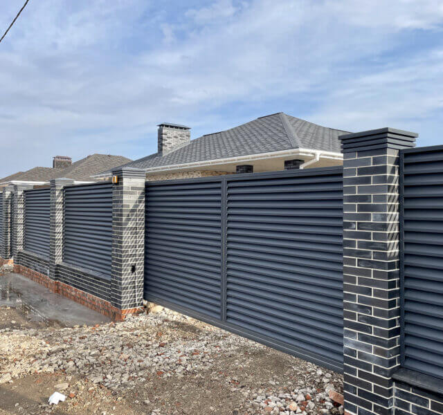 Колпак Zking Бона ХайТек Серый на столб 1.5х1.5 кирпича (385х385мм) в Севастополе фото