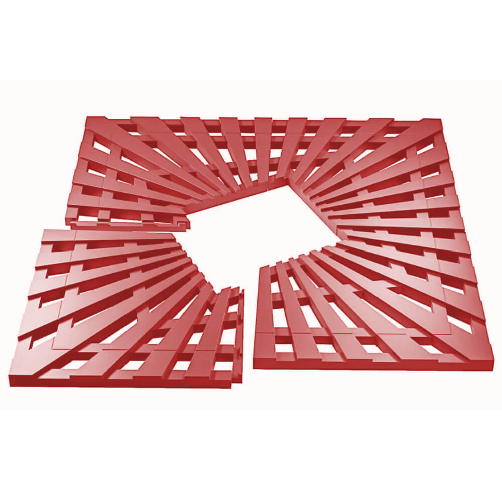 Приствольная решетка для дерева ZKING ATMOSPHERE 1.2х1.2м Красная в Севастополе фото