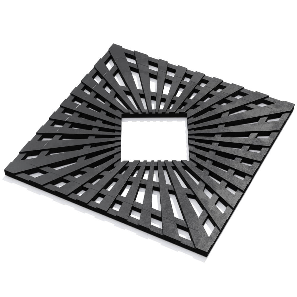 Приствольная решетка для дерева ZKING ATMOSPHERE 1.2х1.2м Черная в Севастополе фото