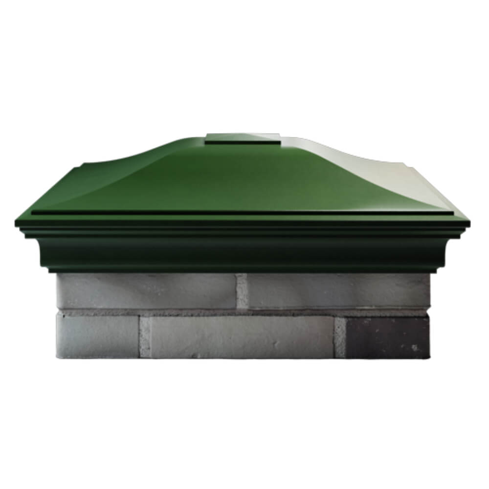 Колпак Zking Монблан Зеленый на столб 2х2 кирпича (515х515мм) в Севастополе фото