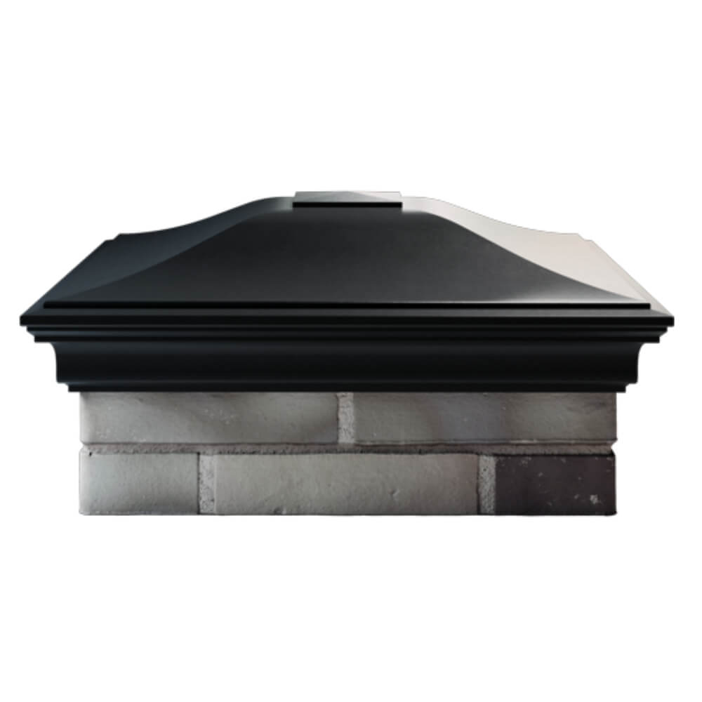Колпак Zking Монблан Черный на столб 2х2 кирпича (515х515мм) в Севастополе фото