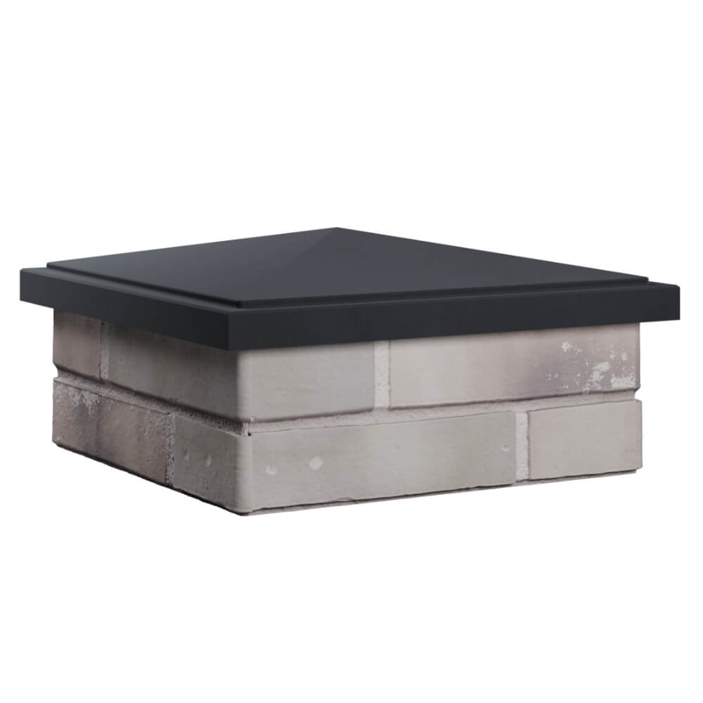 Колпак Zking БонаМоно Серый на столб 1.5х1.5 кирпича (385х385, 400х400мм) в Севастополе фото