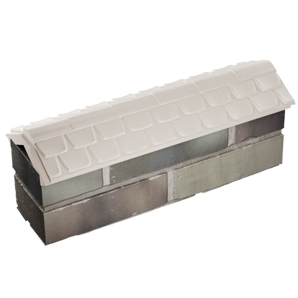 Парапет Zking Эльбрус Бежевый с посадкой на 0.5 кирпича (130мм) в Севастополе фото