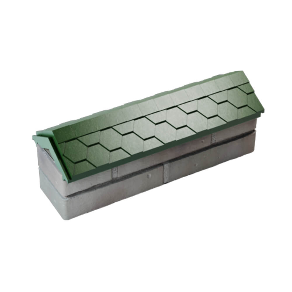 Парапет Zking Эверест Зеленый с посадкой на 0.5 кирпича (130мм) в Севастополе фото