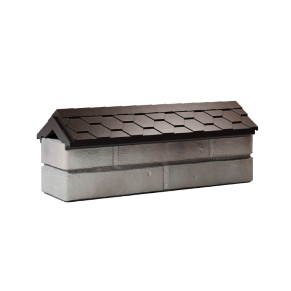 Парапет Zking Эверест Коричневый с посадкой на 0.5 кирпича (130мм) Севастополь фото