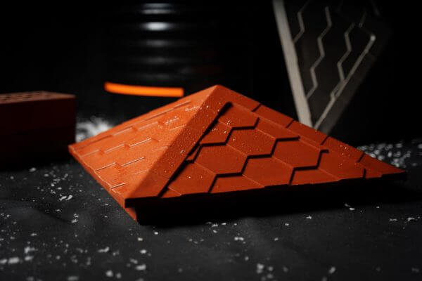 Колпак Zking Эверест Красный на столб 1.5х1.5 кирпича (390х390мм) в Севастополе фото