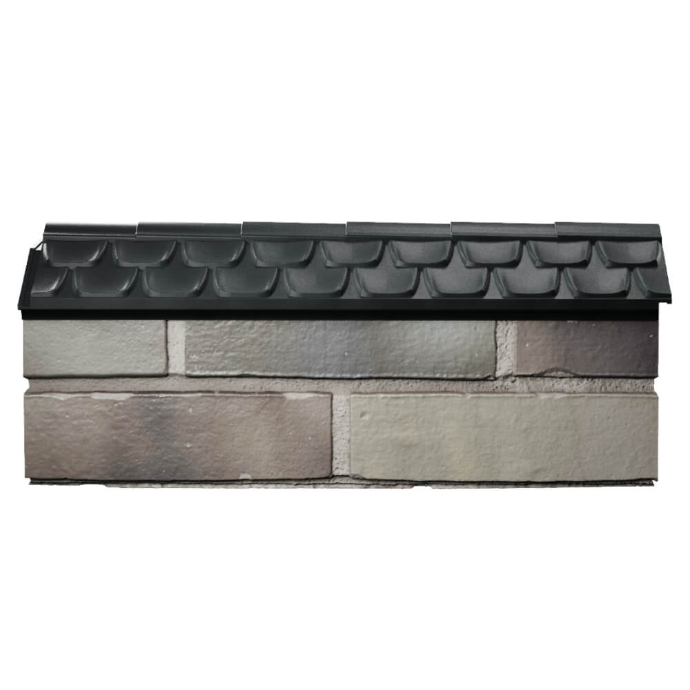 Парапет Zking Эльбрус Черный с посадкой на 0.5 кирпича (130мм) в Севастополе фото